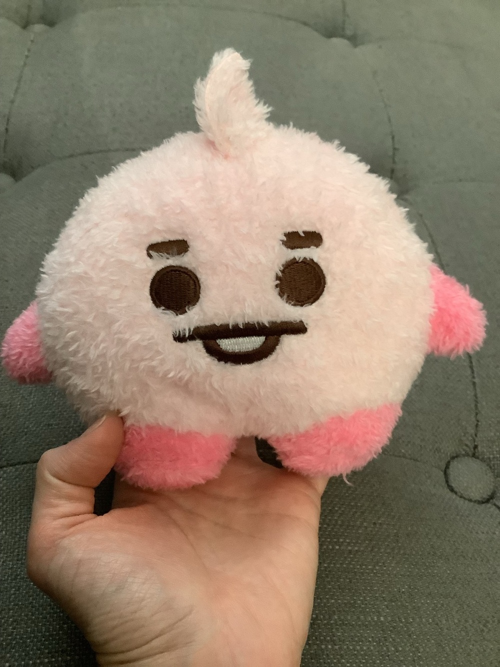 BT21 Pink Shooky BTS Stuffed Animal Stuffie Baby Pink Collectible Doll